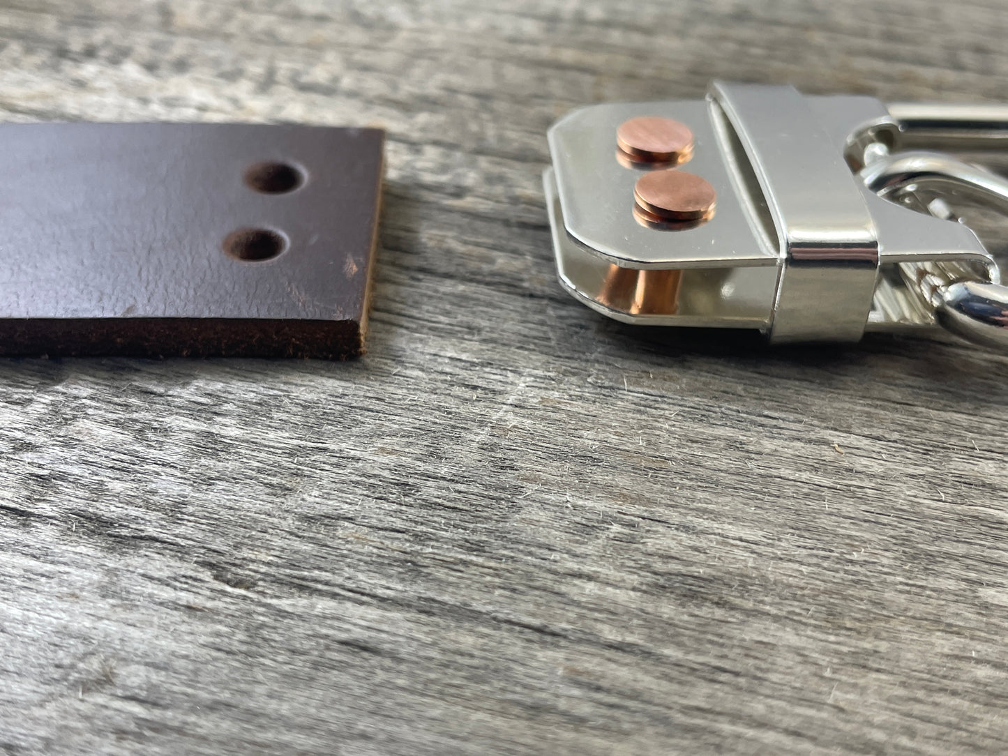 Big and Tall Belt - 1.5" Solid Sterling Silver Belt-Plate Buckle on Custom Leather Strap (SB-01)1.5