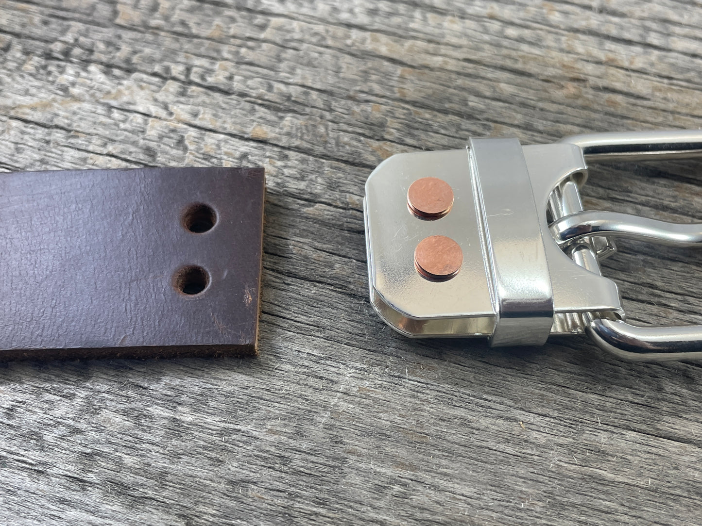 Big and Tall Belt - 1.5" Solid Sterling Silver Belt-Plate Buckle on Custom Leather Strap (SB-01)1.5