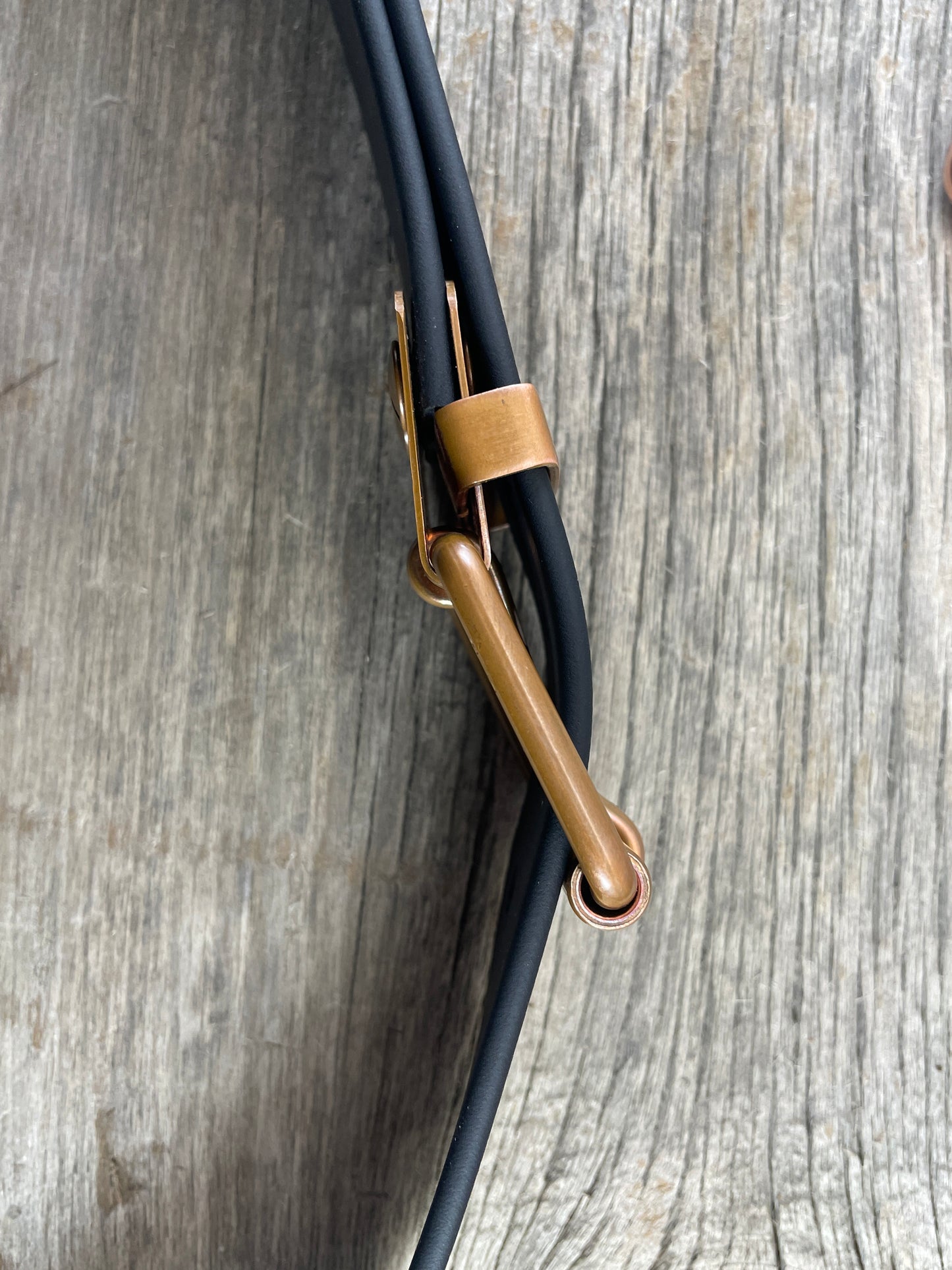 Big and Tall Belt - 1.5" Solid Copper Belt-Plate Buckle on Custom Leather Strap (CB-01)1.5